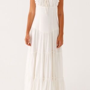 Peppermayo White Maxi Dress